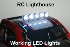 RC LIght Bar for Traxxas HPI Losi Cars or trucks 1/8 1/10 Chrome 5 white led picture