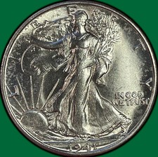 1941-S Walking Liberty Half Dollar Brilliant Uncirculated BU Coin #47942 picture