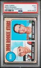 1968 Topps Reds Rookies Bench/Tompkins RC #247 PSA 1.5 FR Cincinnati Reds  picture