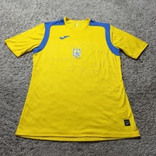 Training Football Shirt Soccer Jersey Ukraine  2022-2023 Size Large EUC Joma picture