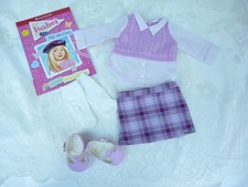 New Isabel Hoffman Meet Outfit American Girl Doll Clothes Shoes Book picture