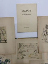 Cezanne 10 Water Colors Portfolio (1947) Pantheon Books - Complete Set 10 Prints picture