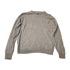 I Levrieri Sweater Men’s XL Gray Cashmere Silk Crew Neck Casual Italy Designer picture
