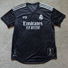 Adidas Real Madrid 120th Anniversary 2021-2022 Y-3 Authentic Black Jersey L picture