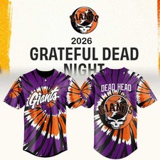 HOT San Francisco Giants Grateful Dead Night 08/25 2026 Giveaway Jersey picture