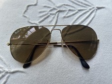 Ray-Ban RB3025 Aviator Sunglasses Gold Frame Polarized Brown Lenses 58mm picture