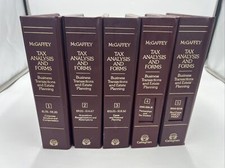 Vintage McGaffey Tax Analysis and Forms, Volume 1-5 Binders 1977-1983 Versions picture
