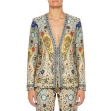 Camilla The Butterfly Effect Jacket Size Extra Large XL Blazer Silk Scarf Floral picture