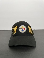 Vintage 90s Pittsburgh Steelers Starter NFL Pro Line Adjustable Black Hat picture