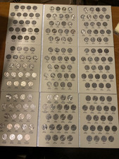 Jefferson Nickels Set 1938 - 2026  in New H.E. Harris Coin Folders; Full Set picture