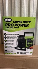Slime Super Duty Pro Power Tire Inflator Dual Piston Motor #40083 picture