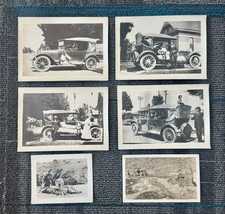 Antique 1916 Car Automobile Photo Photograph Lot of 6 picture