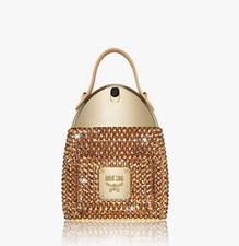 MCM Limited Edition Parfum Swarovski Crystal W Berlin Gold Travel Case Numbered picture