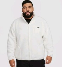 NIKE SPORTSWEAR NSW CLUB FLEECE JACKET HIGH-PILE SAIL FZ0888-133 Men's Size XL  picture