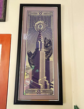 2017 Phish Baker’s Dozen NY Framed, Signed Boyer Art Print, 21/58, 42.5 X 18.5 picture