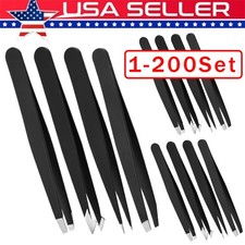 Eyebrow Tweezers Eyebrow Clip 4Piece Hair Beauty Pluckers Stainless Steel picture
