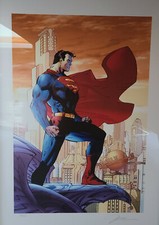 Superman- For Tomorrow Jim Lee Signed Giclee on Paper LE to 250 picture