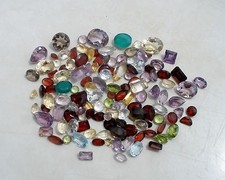 Over 100 Carats of Natural Gem Mix Loose Faceted  Parcel Lot picture