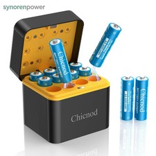 Rechargeable NEW AA Fast Smart Charger 12PCS 4255mWh 1.5V with Lithium Batteries picture