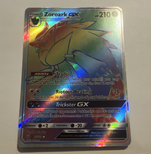 Pokémon TCG Zoroark GX Secret Rare Full Art Holo Shining Legends 77/73 EN picture