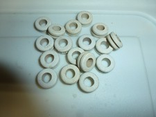 Vintage  Cal Custom Ignition Distributor  Wire Loom WHITE Grommets 18 Pieces picture