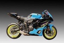 TechSpec Gripster Tank Grip Pads - YAMAHA R7 (2026-Current) - Snake Skin picture