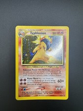 Pokemon TCG Typhlosion 17/111 Neo Genesis Holo Rare Holo English 2000 MP picture