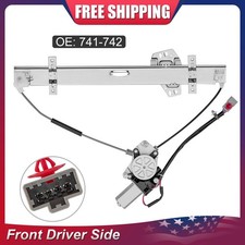 Front Left Power Window Regulator w/ Motor 4-Pins Fit For 01-05 Honda Civic 1.7L picture