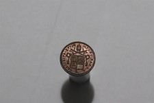🧭 🇻🇦 VATICAN PAPAL STATES MEZZO BAIOCCO 1840 SCARCE HIGH GRADE B91 #4000 picture