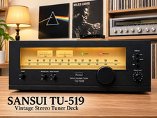 SANSUI TU-519 🌈RaRe🌈 Vintage Stereo Tuner Deck picture