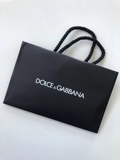 Authentic Dolce & Gabbana Medium Gift / Shopping Bag New  BLK Textured Cardstock picture