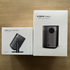 XGIMI Halo+ WM03A 1080p Portable Projector Bundle w/ Stand Case Remote Open Box picture