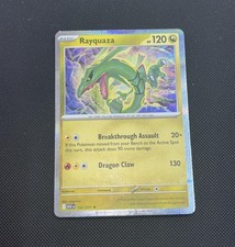 Rayquaza 153/217 Holo Rare ERROR HOLOFOIL picture