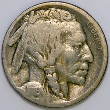 1916-S Buffalo Nickel 5c Type Coin k789 picture