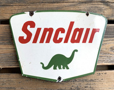 VINTAGE SINCLAIR DINO GASOLINE 12x8.5