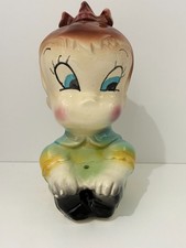 American Bisque 1950s Little Audrey Ceramic Bank Famous Studios Character picture
