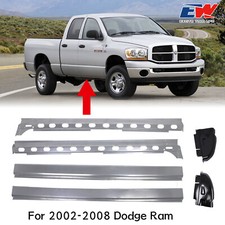 For 2002-2008 Dodge Ram Quad Cab Inner & Outer Rocker Panels & Cab Corners 6PCS picture