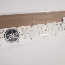New Yamaha Emblem - 2 Piece Set- 3D Raised Chrome picture
