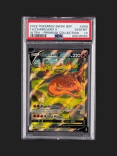 Charizard V SWSH260 Sword & Shield Black Star UPC Holo Alternare Art Alt PSA 10 picture