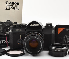 [NEAR MINT] Canon F-1 Early 35mm SLR Camera FD 50mm f/1.8 S.C. Lens from Japan picture