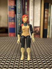 Vintage Hasbro G.I. JOE SCARLETT Straight Arm Figure (1982) v1 Broken Crotch picture