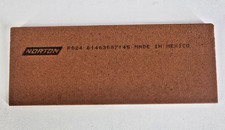 NORTON Fine India Round Edge Slip Stone FS24 Oil Sharpening Chisel Plane Scissor picture