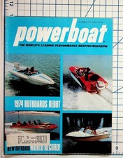 Powerboat Magazine October 1973 1974 Outboards Debut Boating Performance picture