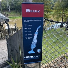 ENHULK 20V Portable Cordless Pool Vacuum 4200 L/h Telescopic 60 Minuted picture
