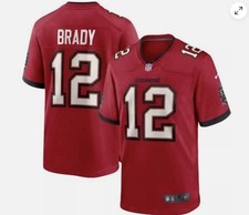Tom Brady Tampa Bay Buccaneers Nike On Field Game Football Jersey Red Men’s XL picture