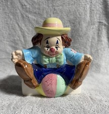 Vintage Napco Ceramic Clown Planter Planter Box picture