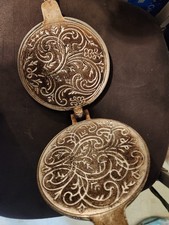 Vintage Høyang Krumkake Iron Waffle Krumkake Pizzelle Maker 6