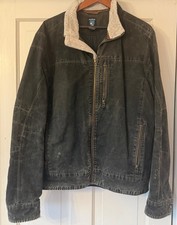 Kuhl Burr Jacket Men's Extra Large Brown Full Zip Field Lined Patina Dye* picture