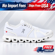 On Men's Cloud 6 Sneakers White White CloudTec Speedboard Everyday Shoes picture