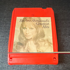 Columbia Barbra Streisand's Greatest Hits 8-Track Cartridge Stereo Red 18100852 picture